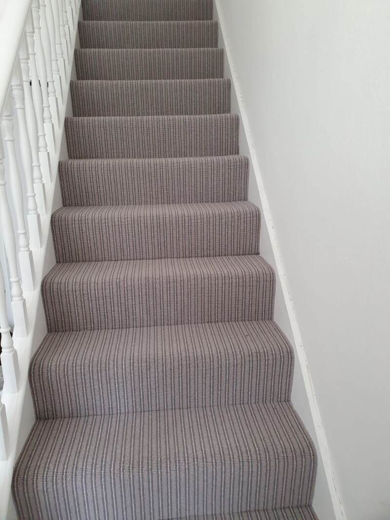 Cormar Carpets Avebury Stanton Stripe Installation 3
