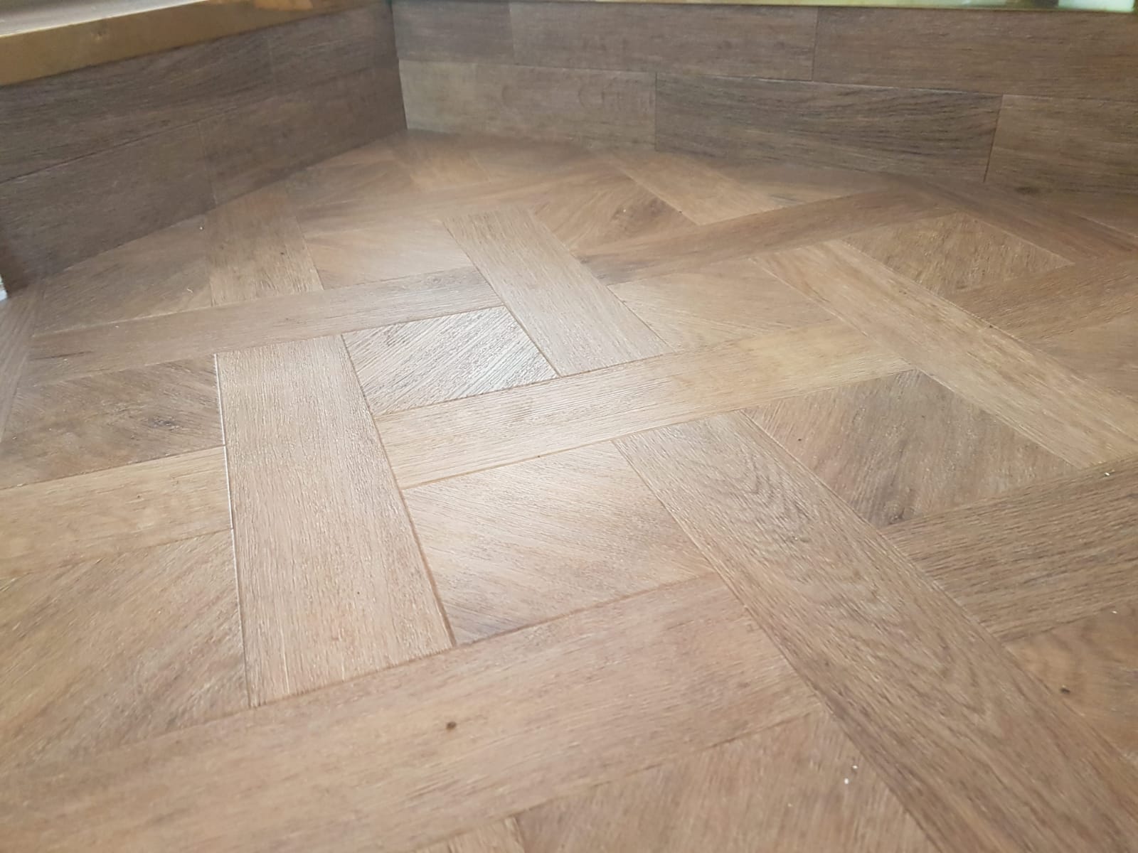 Amtico Signature Brushed Oak Design Basket Weave Installation