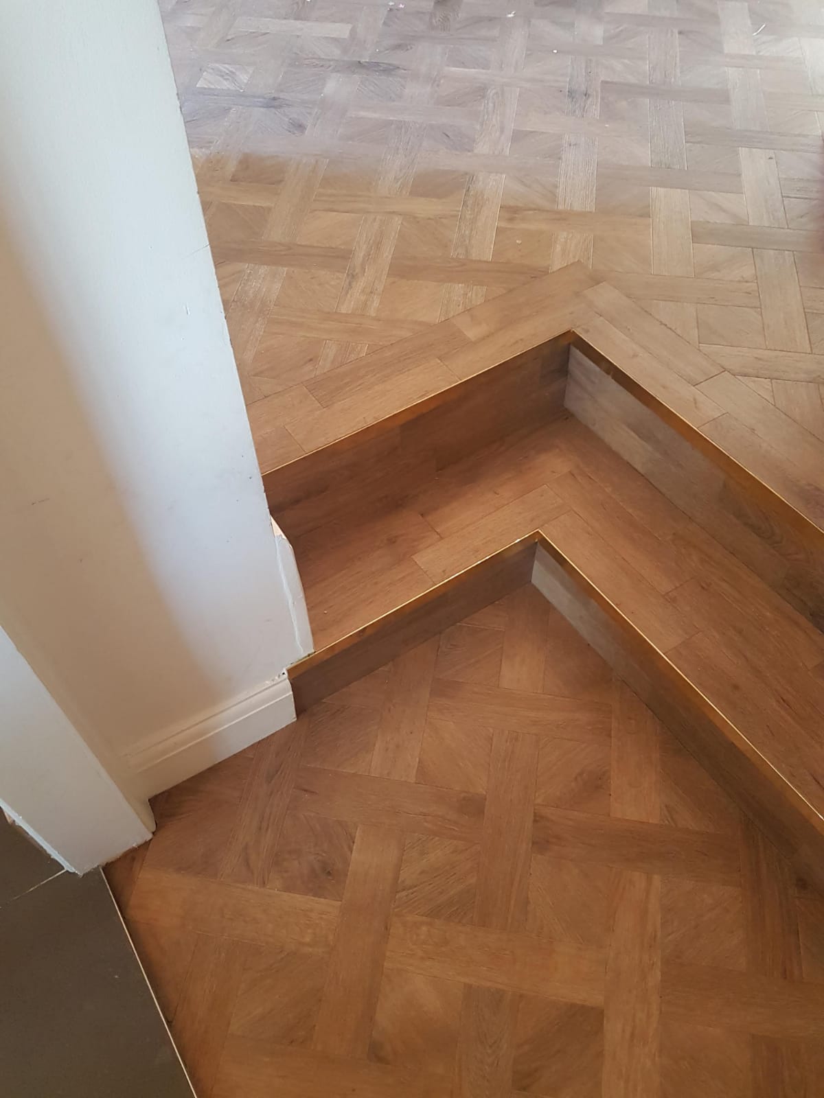 Amtico Signature Brushed Oak Design Basket Weave Installation