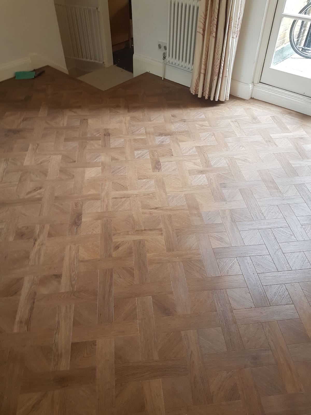 Amtico Signature Brushed Oak Design Basket Weave Installation