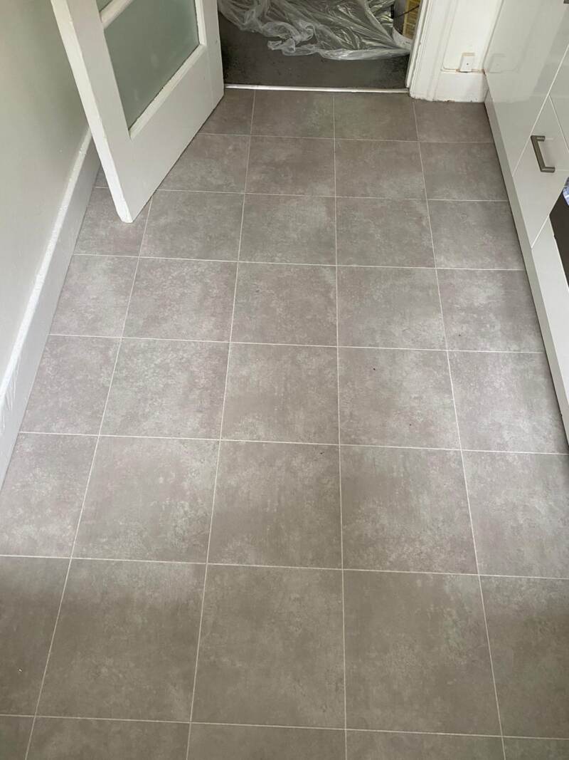 Amtico Spacia Plaza Concrete Installation in Hampstead Carpet - Amtico Flooring - Carpet - Luxury Vinyl Tile Flooring