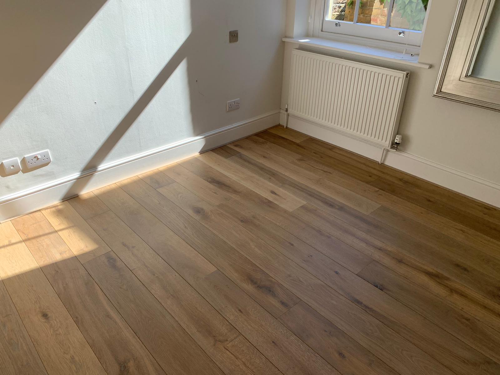 Staki Tobacco wood flooring In Islington 2