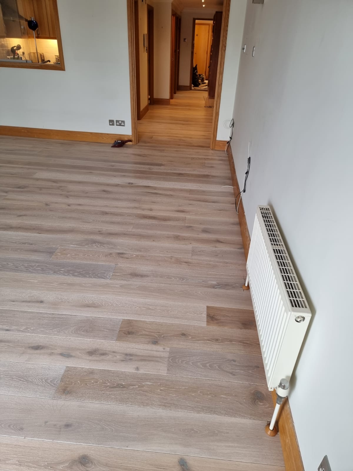 Staki White Brushed & Oil Wood Flooring In Richmond 2