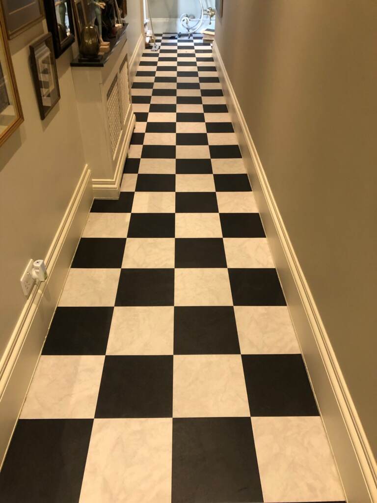 Amtico Spacia Ceramic Coal & Ceramic Light in Southwark, Luxury Vinyl Tile (LVT) Flooring, Home