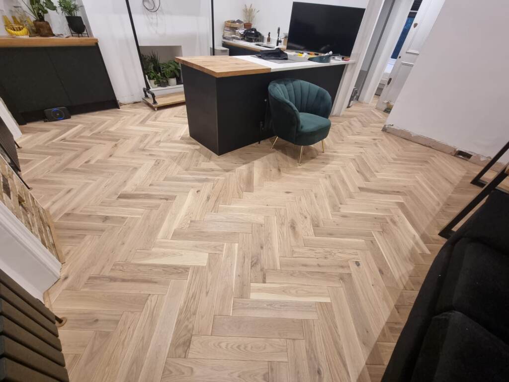 Atkinson Kirby Shrewsbury Oak Wood Flooring in Marylebone, Home