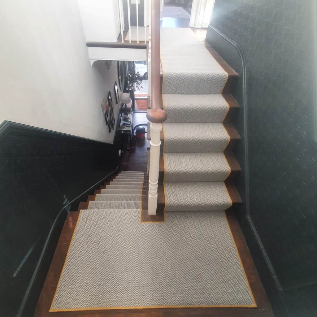 Lewis Abbott Flatweave Herringbone Carpet in Belgravia, Home