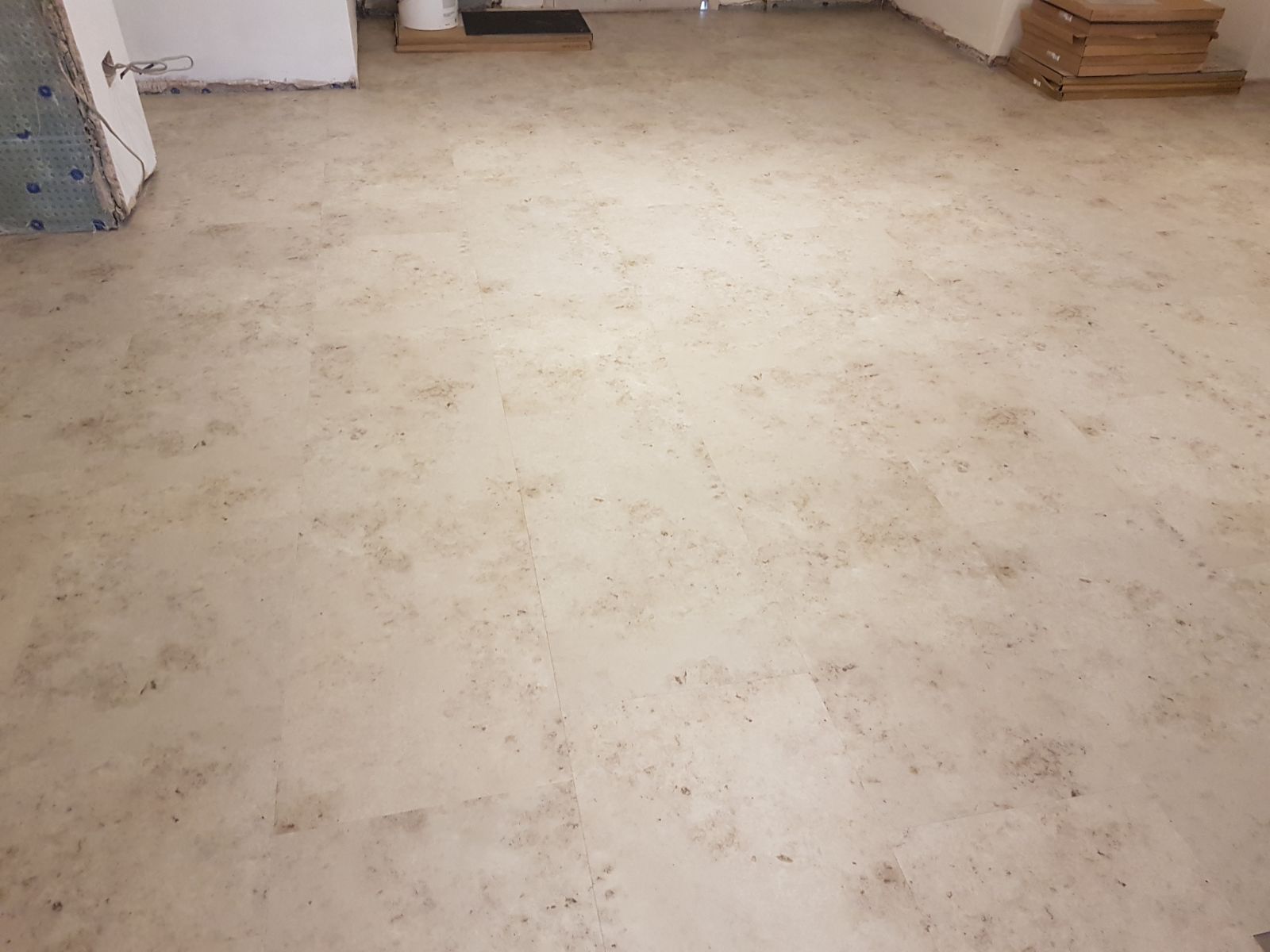 Amtico Signature Fossil Limestone fitting in-1