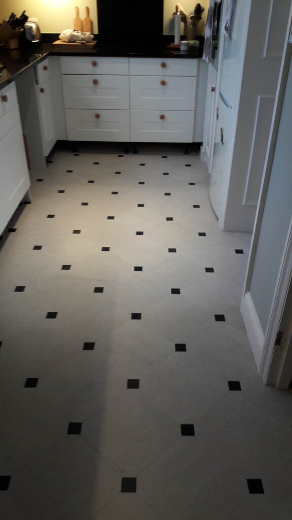 Amtico Signature Honed Limestone Fitting in St John'S Wood, Luxury Vinyl Tile (LVT) Flooring, Home