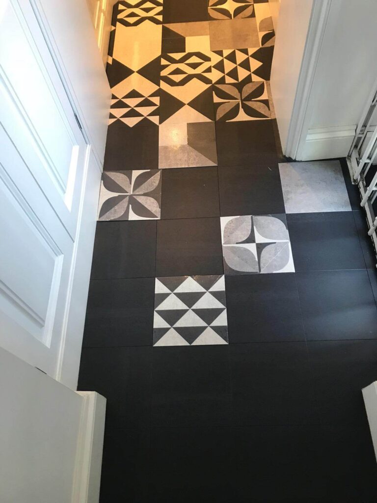 Amtico Signature Muralist Installation in Kilburn, Luxury Vinyl Tile (LVT) Flooring, Home