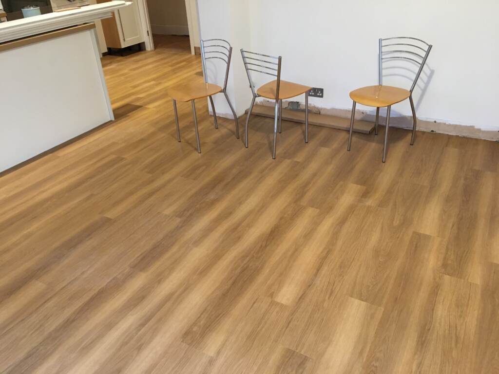 Amtico Spacia Honey Oak Installation in Lambeth Wood Flooring - Amtico Flooring - Carpet - Wood Flooring