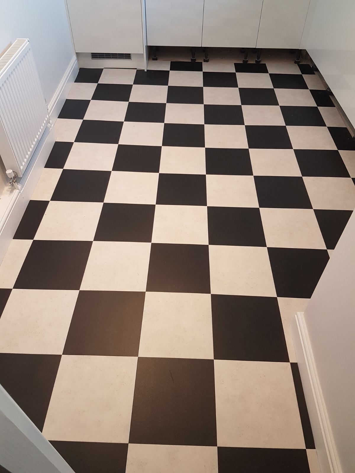 Amtico Spacia Limestone & Ceramic Cool Installation In Docklands-1