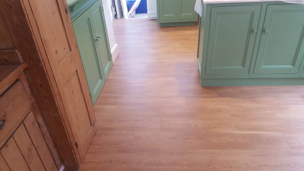 Amtico Spacia New England Oak Fitting In Ealing - Luxury Vinyl Tile (LVT) Flooring - Ealing - Residential