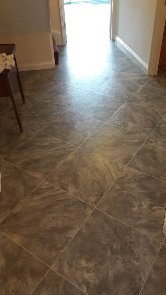 Amtico Spacia Pale Grey Slate fitting Putney-2