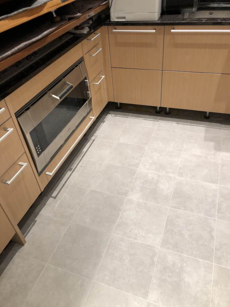 Amtico Spacia Plaza Concrete Installation in Acton, Luxury Vinyl Tile (LVT) Flooring, Home