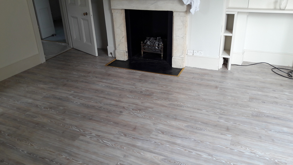 Amtico Spacia Worn Oak Installation in Hammersmith, Luxury Vinyl Tile (LVT) Flooring, Wood Flooring, Home