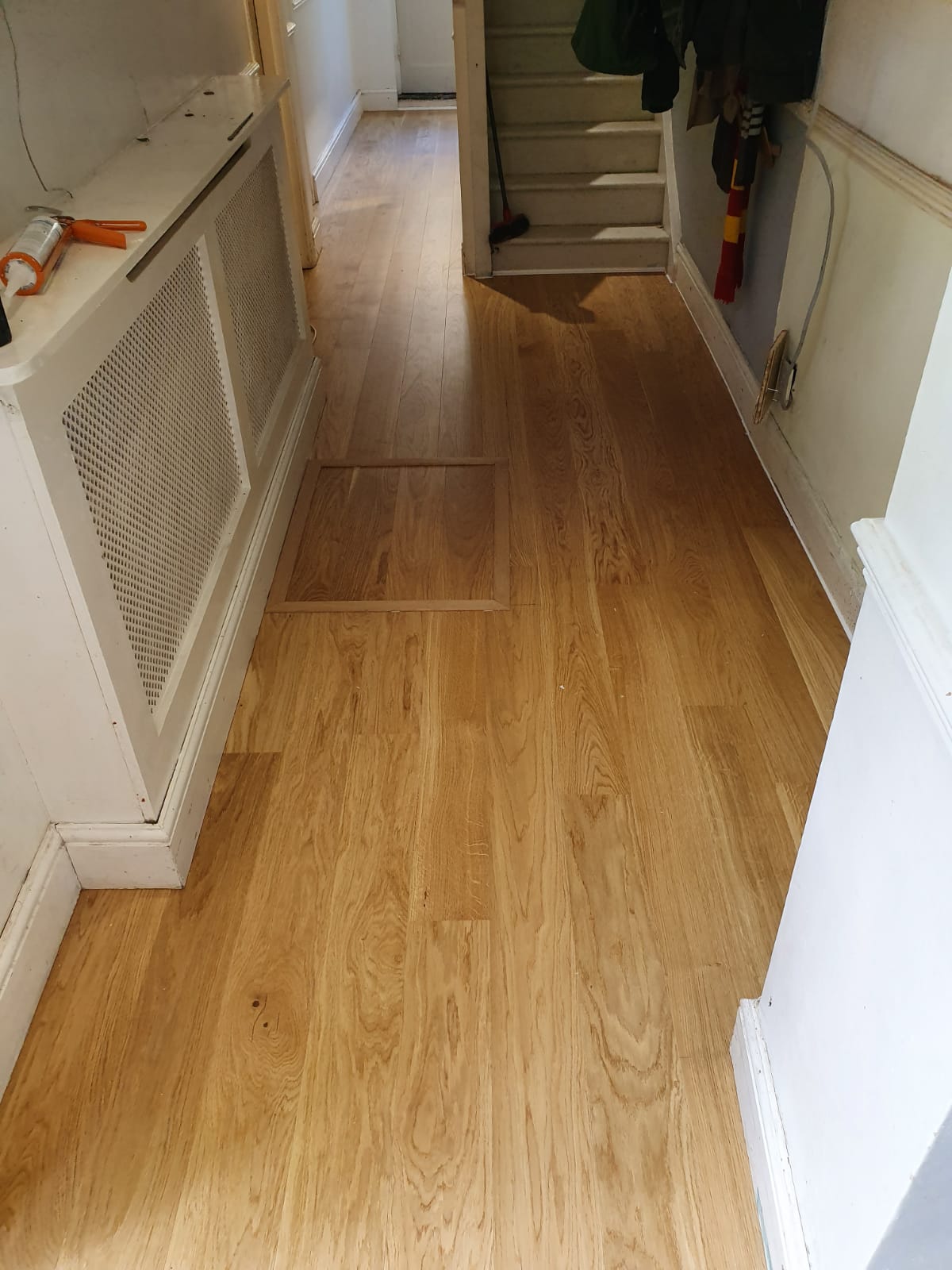 Boen Oak Animoso wood flooring installation Hammersmith-2