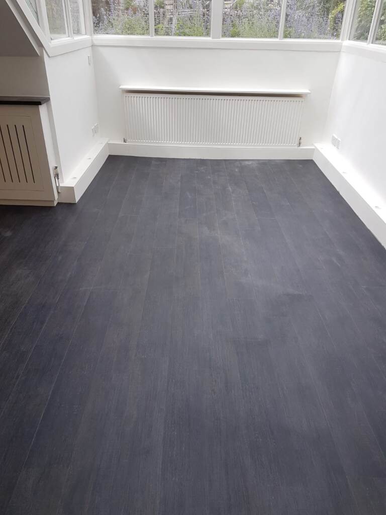 Amtico Spacia Scorched Timber Instalment in Canary Wharf, Luxury Vinyl Tile (LVT) Flooring, Wood Flooring, Home