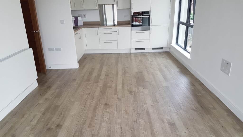Amtico Spacia Sun Bleached Oak Installation in Borough Wood Flooring - Amtico Flooring - Carpet - Wood Flooring