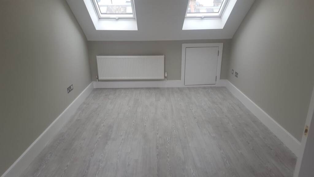 Amtico Spacia White Ash Installation in Acton, Luxury Vinyl Tile (LVT) Flooring, Home