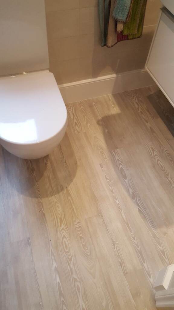Amtico Spacia Worn Ash Installation In Kings Cross - Luxury Vinyl Tile (LVT) Flooring - Residential