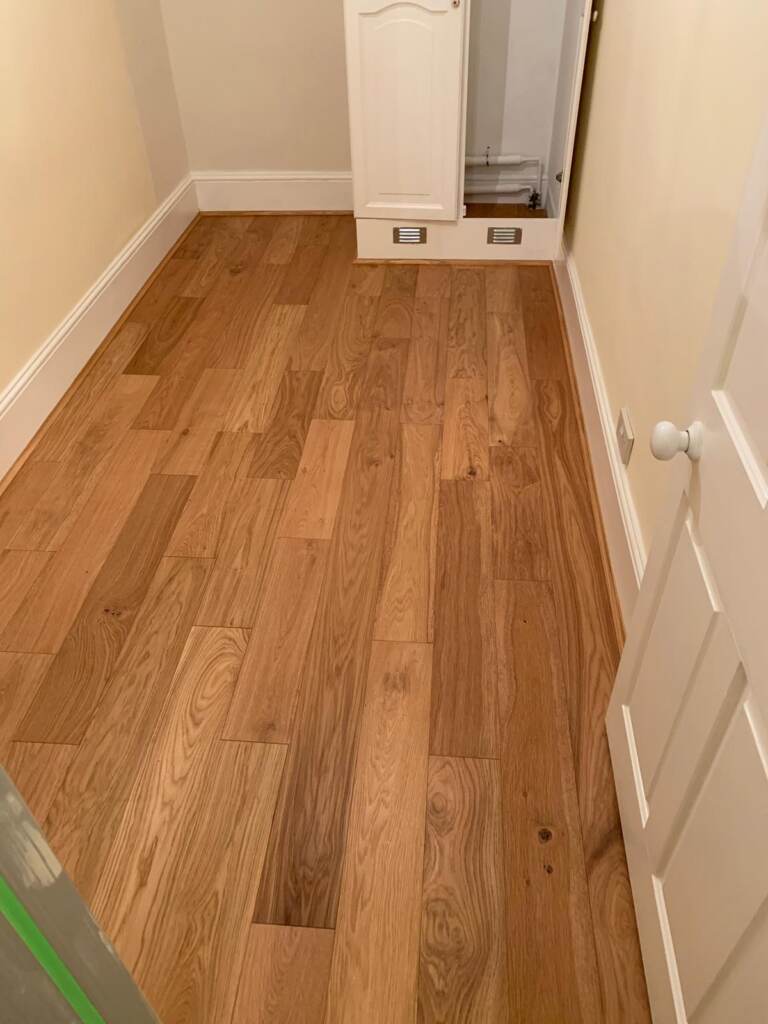 Furlong Flooring Flooring Emerald Rustic Oak 20068 Installation in Kilburn, Wood Flooring, Home