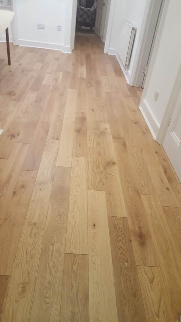 Furlong Flooring Next Step 125 Rustic Lacquered Wood Flooring Installation in Acton, Home