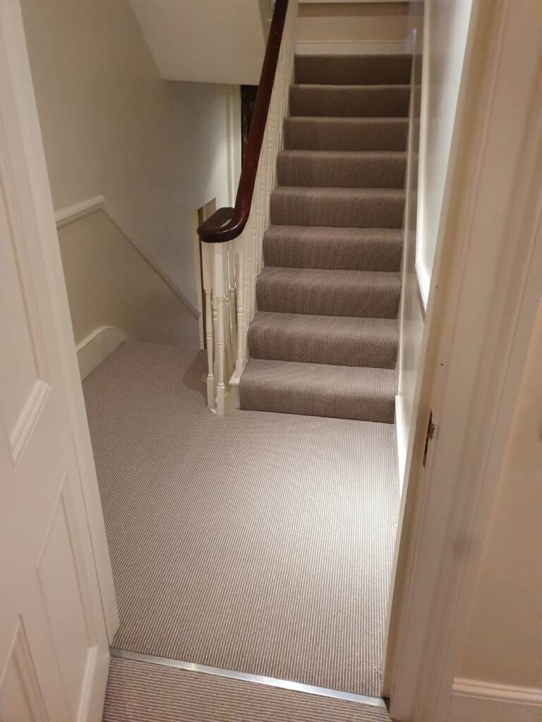 Westex Natural Loop Cable Rustic Installation in Hampstead, Carpet, Home