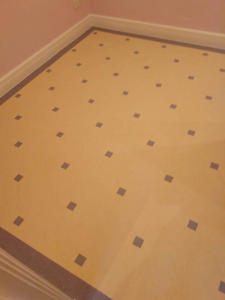 Marmoleum Keystone Installation in Southwark, Home