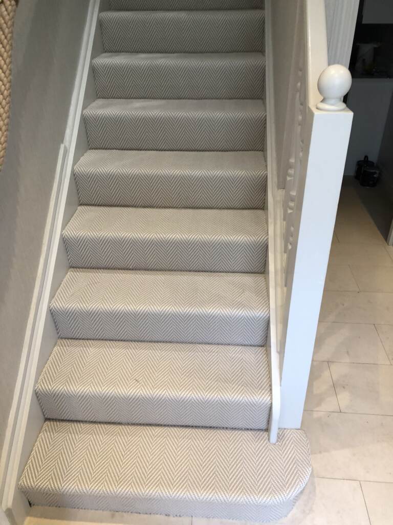 Rols Wool Carpets Gala Diamond Pumice Installation in Camden, Carpet, Home