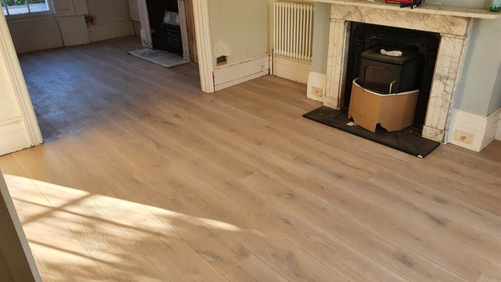 Staki Oak Brushed & White Oil in Paddington, Wood Flooring, Home