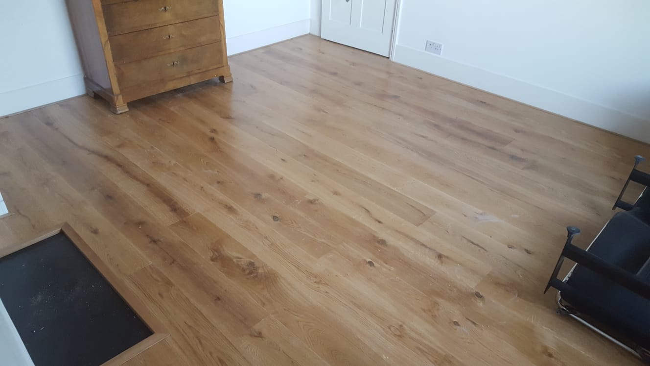 Staki Oak Flooring BP Lacquered in Earls Court - Wood Flooring - Residential