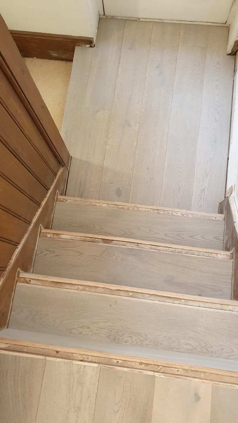 Staki Wood Flooring Asphalt Grey Installation In Putney-2