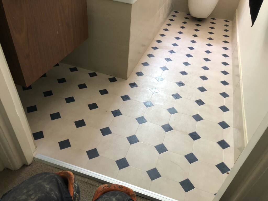 Amtico Signature Designers Choice DC369 Installation in Fulham, Luxury Vinyl Tile (LVT) Flooring, Home