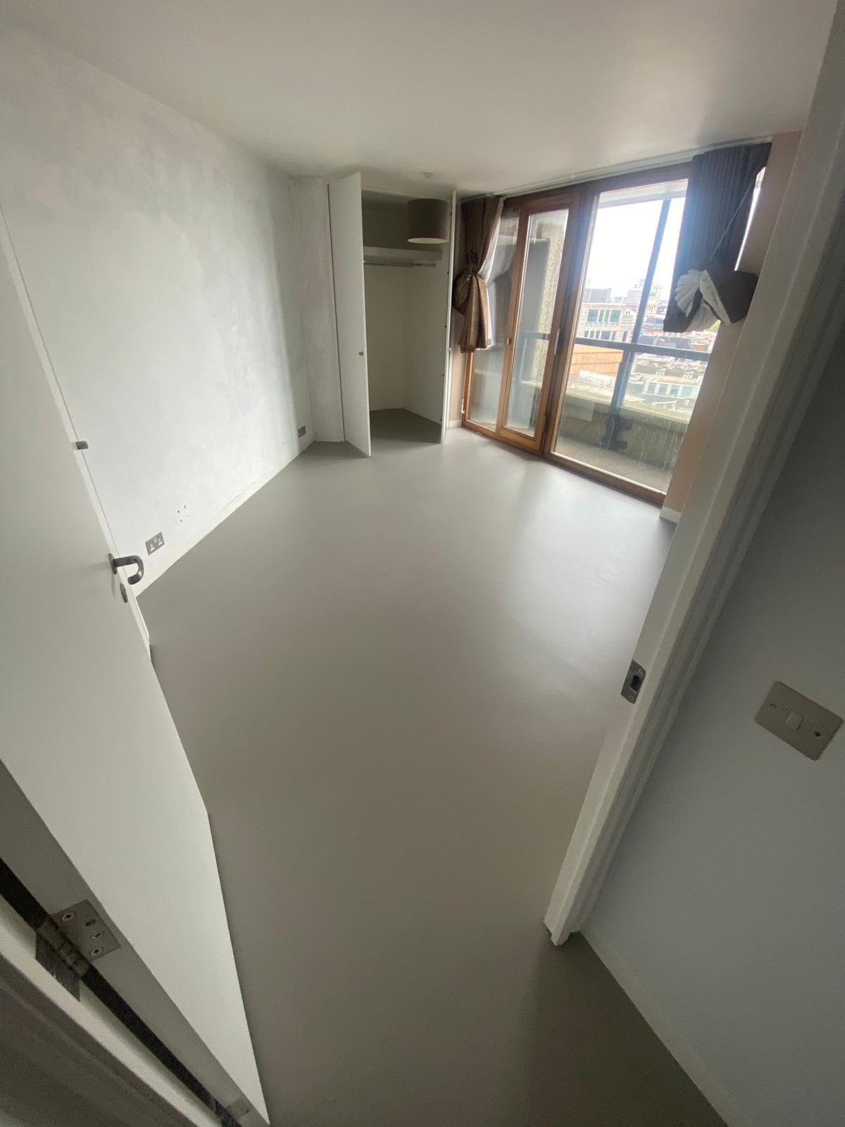 Marmoleum Walton Cement 171 Installation In Marylebone-1