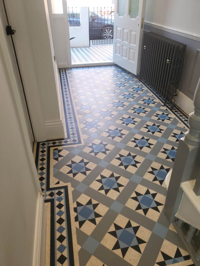 Amtico Decor Classic Azure Installation in Notting Hill Carpet - Amtico Flooring - Carpet - Vinyl Flooring