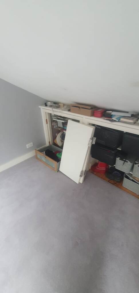 Lano Carpets Velvet Dream 800 Black Installation in Putney, Carpet, Home