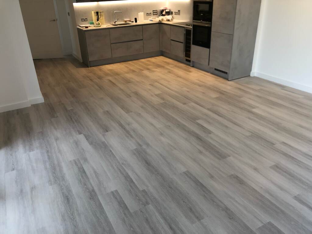 Amtico Spacia Iced Oak Installation In Putney - Luxury Vinyl Tile (LVT) Flooring - Putney - Residential