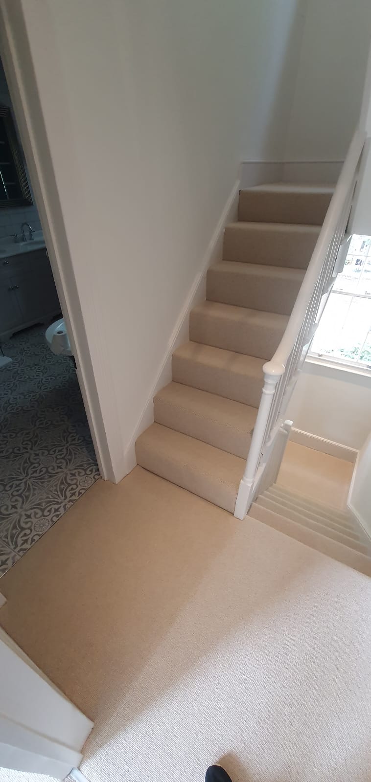 Clarendon Carpets Mayfair Natural Installation In Kilburn-0