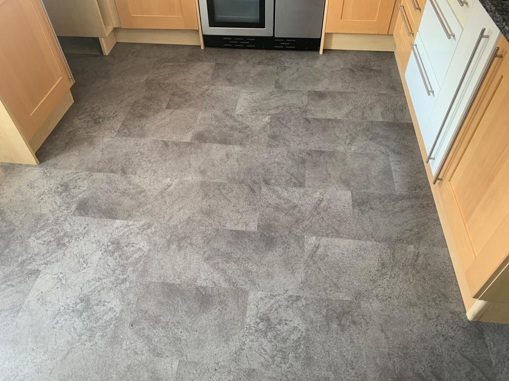 Karndean Knight Tile Cumbrian Stone Installation in Marylebone Vinyl Flooring - Karndean Flooring - Residential