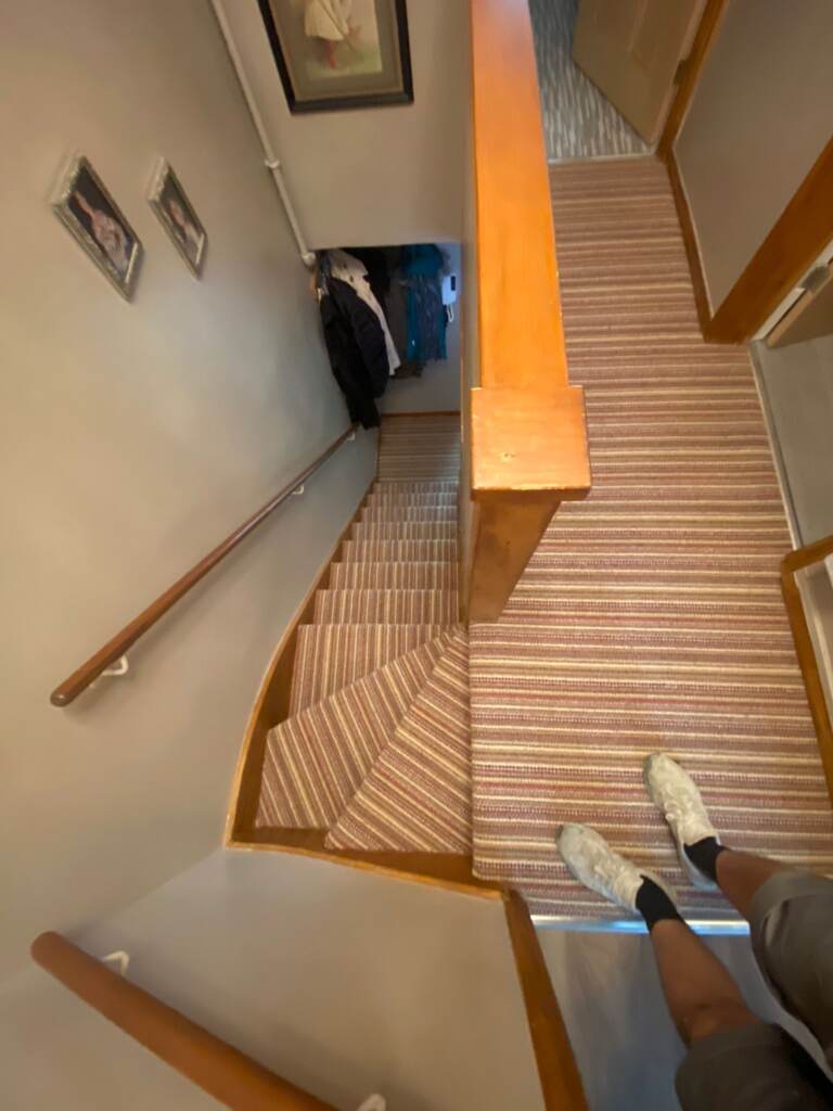 Telenzo Carpets Barbican Candy Cane Installation in Paddington, Carpet, Home