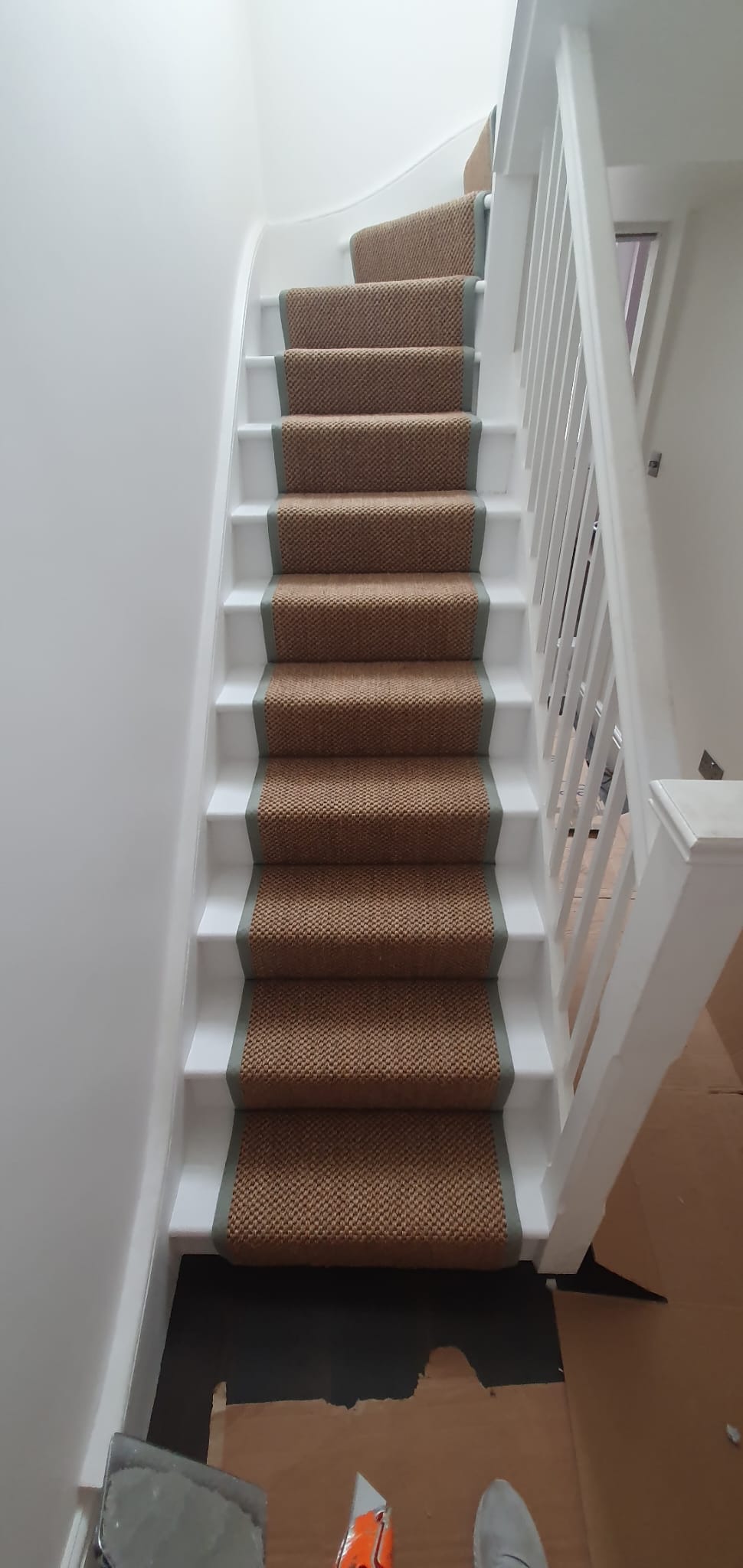 Fibre Carpets Sisal Bengal Raj installation in St John's Wood-0