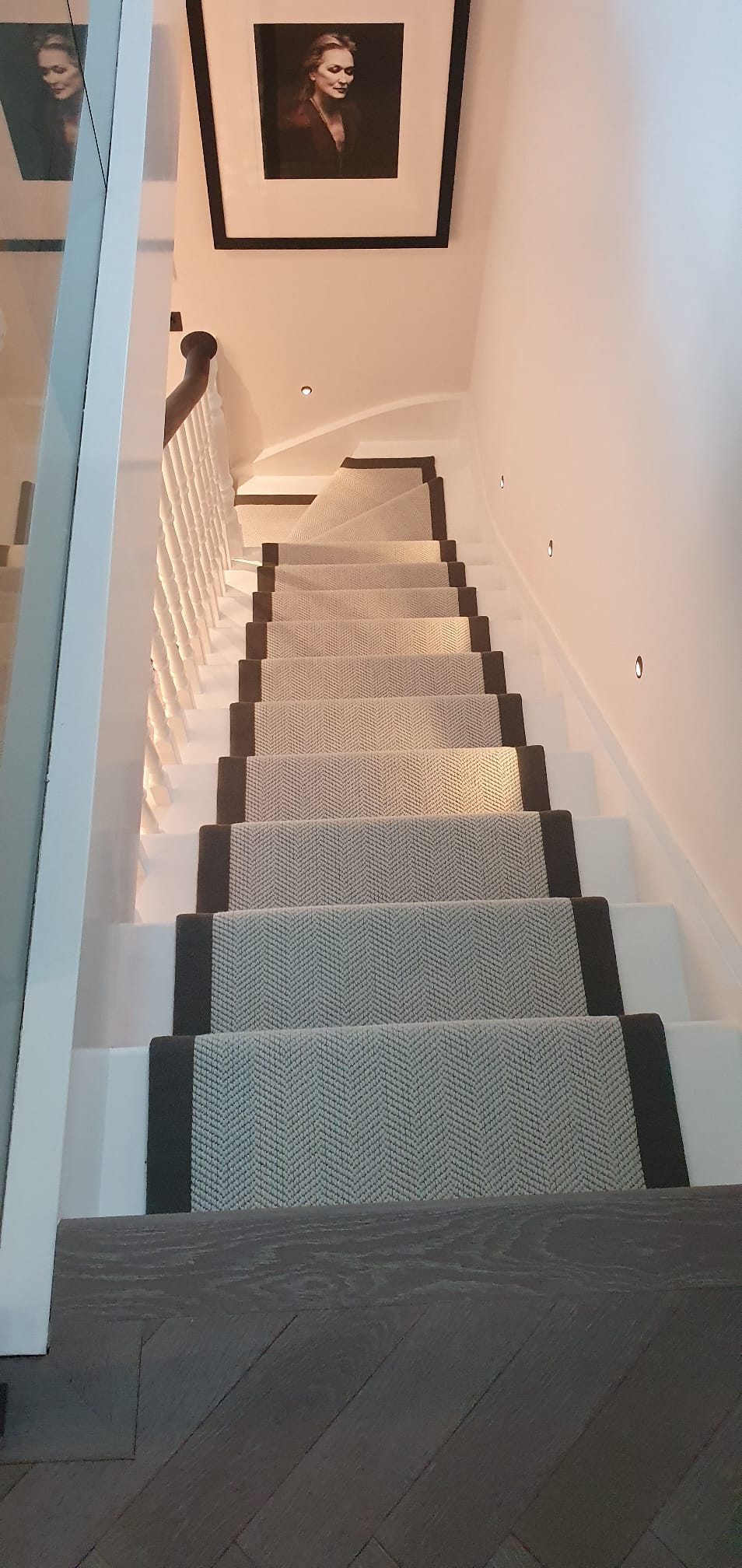 Fibre Carpets Wool Herringbone Chatsworth installation in Paddington-1