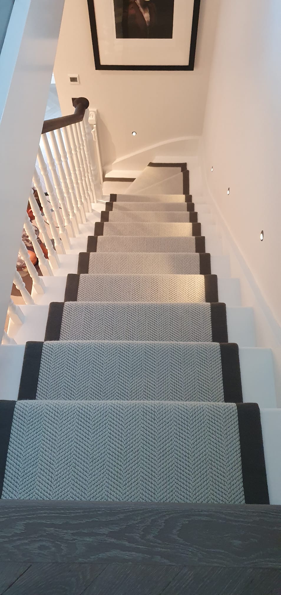 Fibre Carpets Wool Herringbone Chatsworth Installation in Paddington Wood Flooring - Wood Flooring - Residential