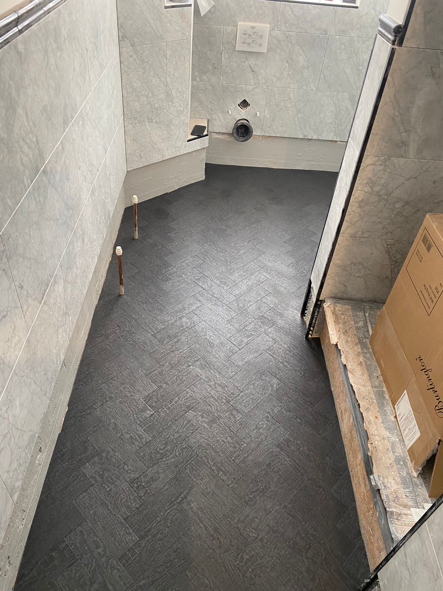 Amtico Signature Cirrus Dawn installation in Balham-0