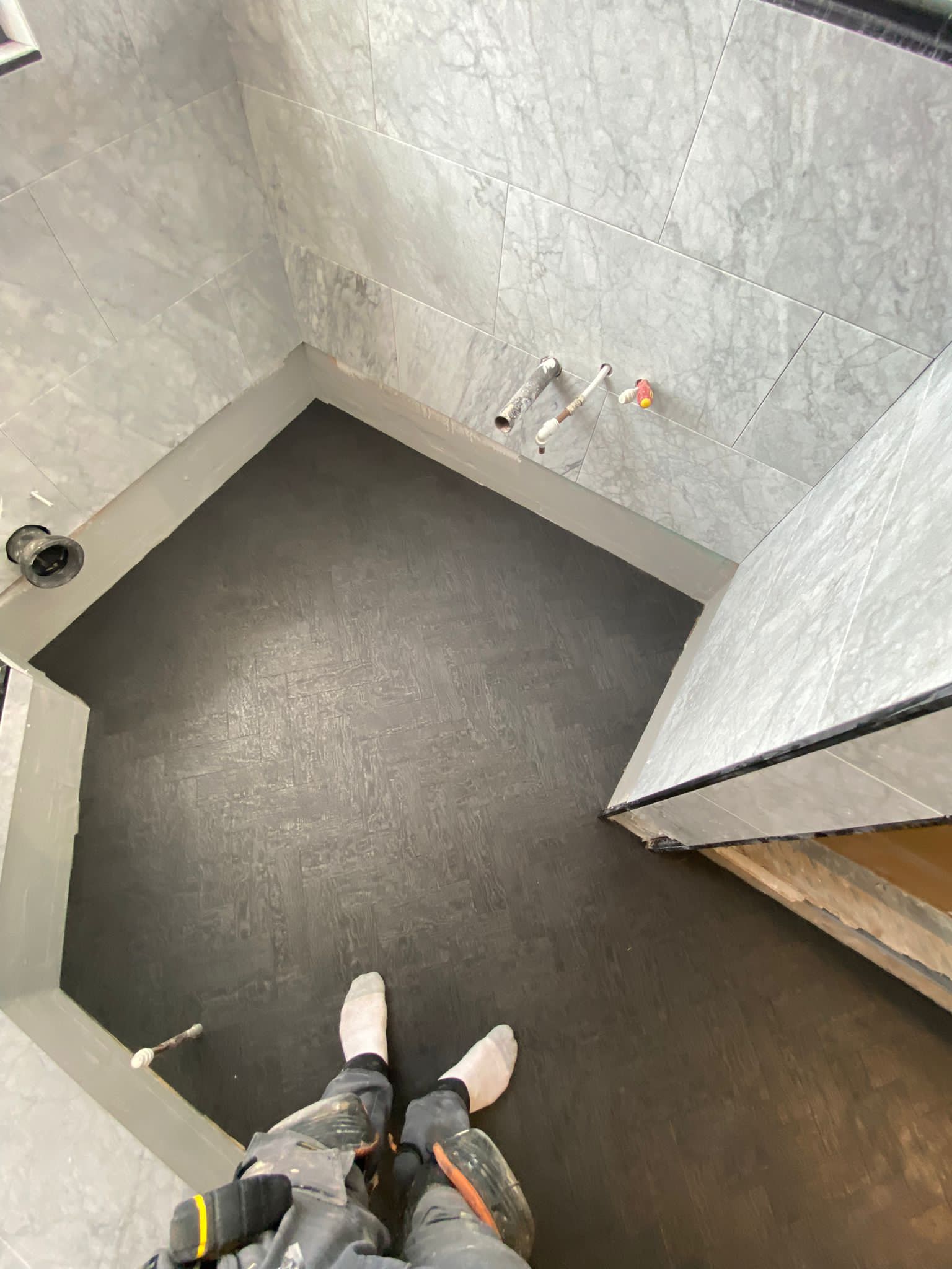 Amtico Signature Cirrus Twilight installation in Clapham-2