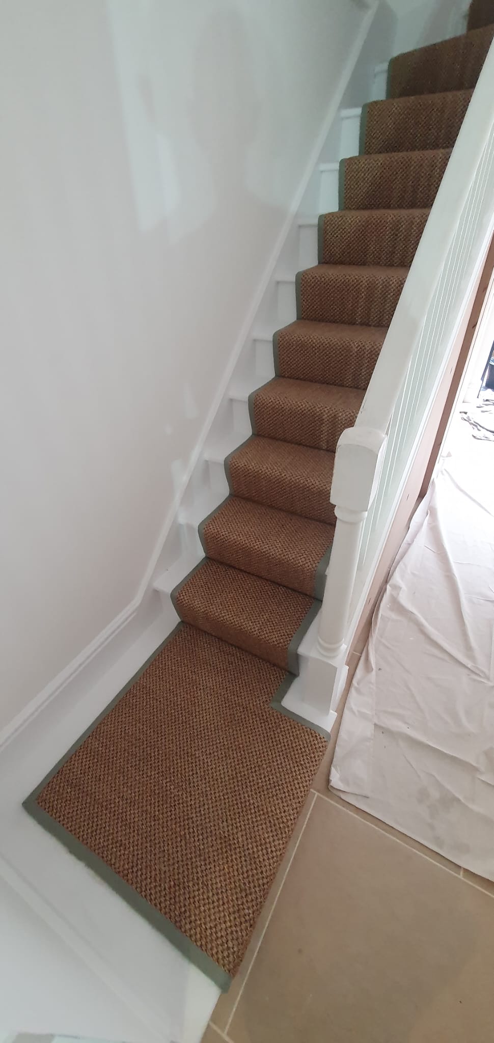 Fibre Carpets Sisal Bengal Raj Installation in Hampstead - Carpet - Carpet