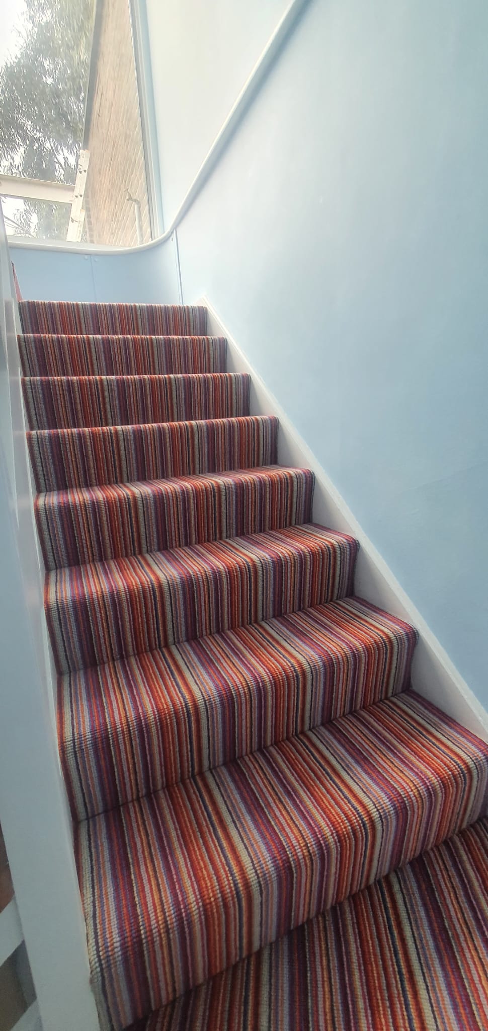 Hugh Mackay Carpets Deco Stripe Kingston Installation in Southwark - Carpet - Carpet