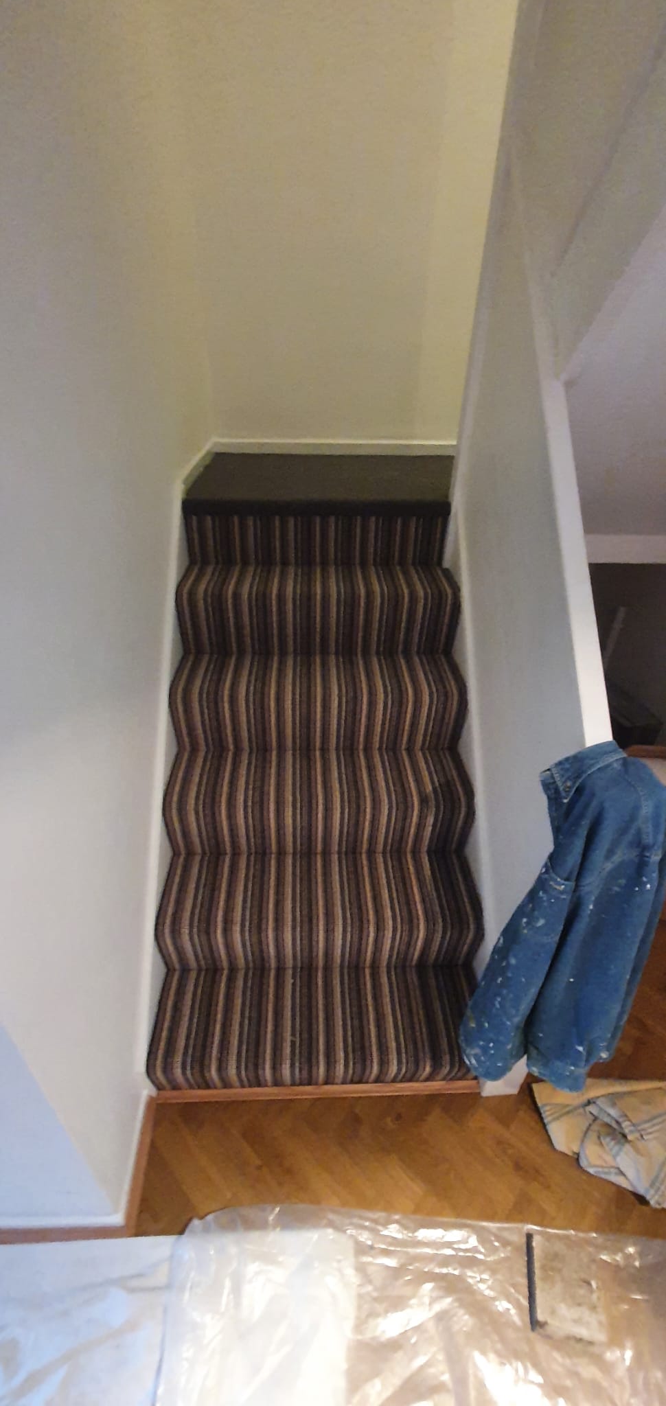 Hugh Mackay Carpets Deco Stripe Westminster installation in Richmond-2