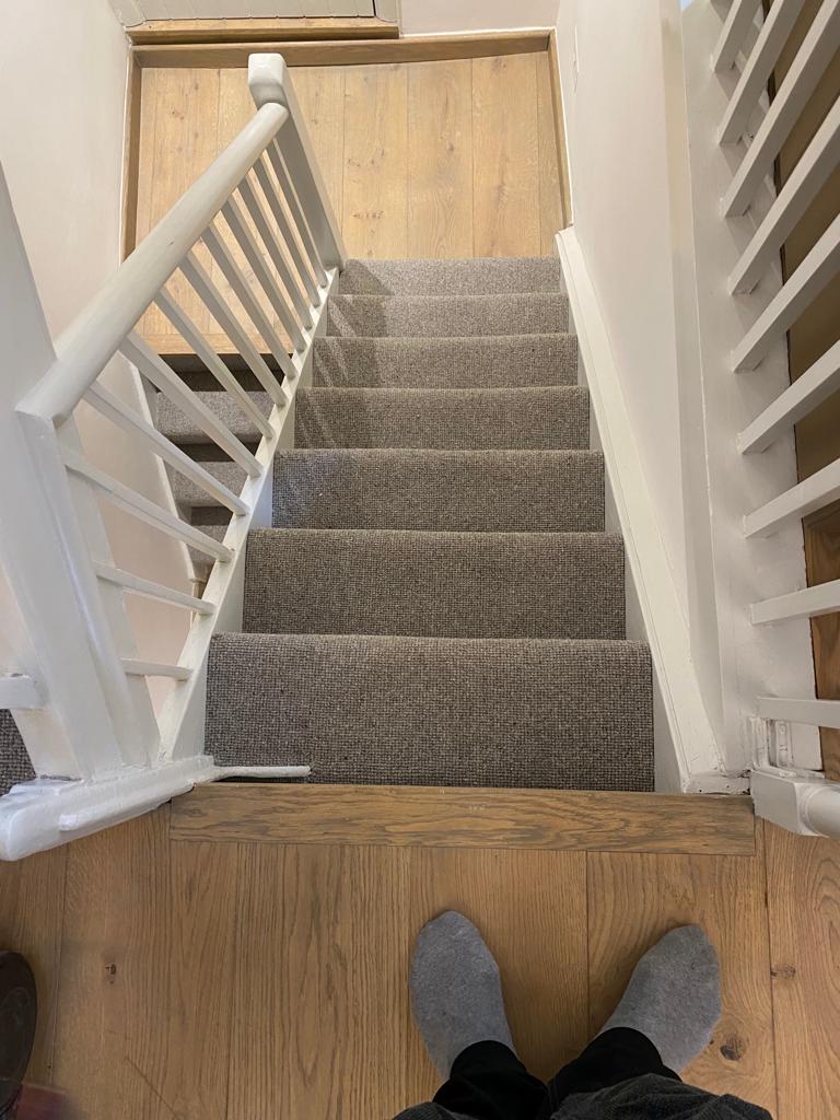 Kersaint Cobb Country Herbs Basil carpet installation in Docklands-0