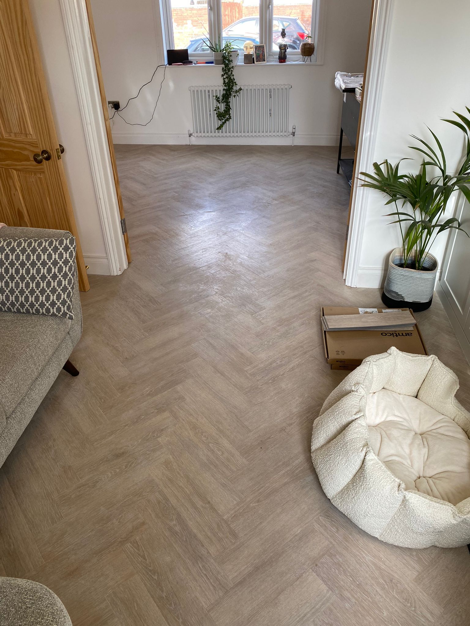 Amtico Form Large Parquet installation in Hampstead-0